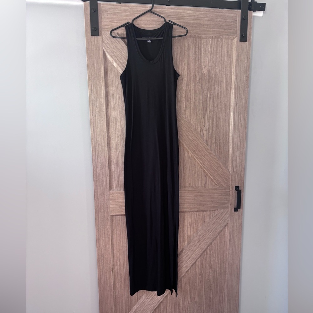 Le Chateau Classic Black Maxi Dress
